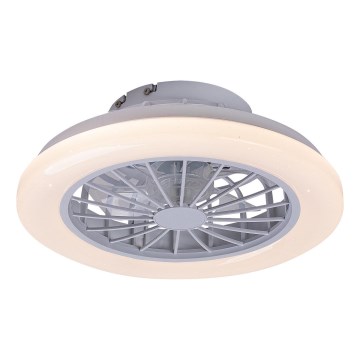 Rabalux - LED stmievateľné stropné svietidlo s ventilátorom LED/24W/230V 3000-6500K + diaľkové ovládanie