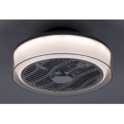 Rabalux - LED Stmievateľné stropné svietidlo s ventilátorom LED/30W/230V 3000-6000K + diaľkové ovládanie