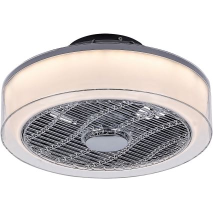 Rabalux - LED Stmievateľné stropné svietidlo s ventilátorom LED/30W/230V 3000-6000K + diaľkové ovládanie