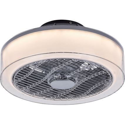 Rabalux - LED Stmievateľné stropné svietidlo s ventilátorom LED/30W/230V 3000-6000K + diaľkové ovládanie