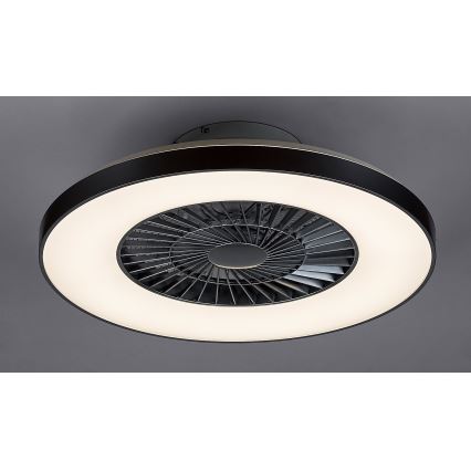 Rabalux - LED Stmievateľné stropné svietidlo s ventilátorom LED/40W/230V 3000-6500K + diaľkové ovládanie