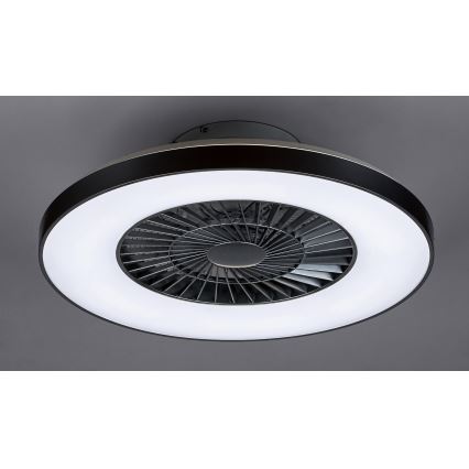 Rabalux - LED Stmievateľné stropné svietidlo s ventilátorom LED/40W/230V 3000-6500K + diaľkové ovládanie