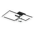 Rabalux - LED Stropné svietidlo LED/22W/230V 3000/4000/6500K čierna 47x47 cm