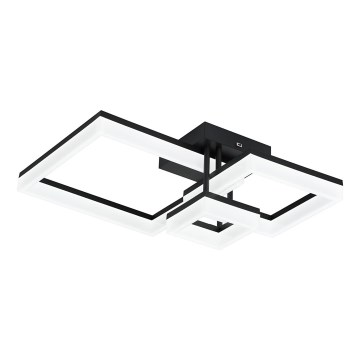 Rabalux - LED Stropné svietidlo LED/22W/230V 3000/4000/6500K čierna 47x47 cm
