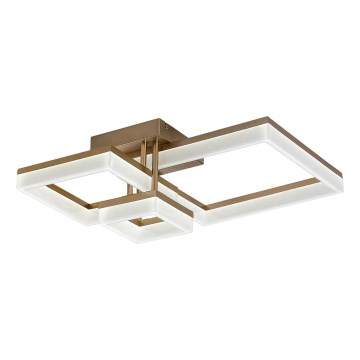 Rabalux - LED Stropné svietidlo LED/22W/230V 3000/4000/6500K zlatá 47x47 cm