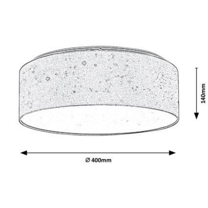 Rabalux - LED Stropné svietidlo LED/22W/230V krémová