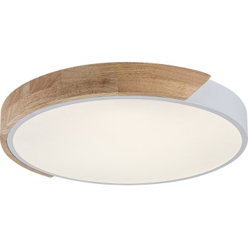Rabalux - LED Stropné svietidlo LED/24W/230V 3000K biela/dub pr. 61 cm