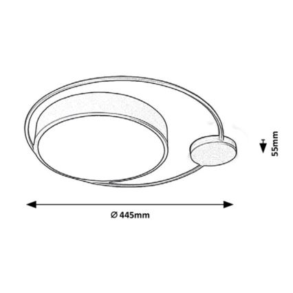 Rabalux - LED Stropné svietidlo LED/28W/230V