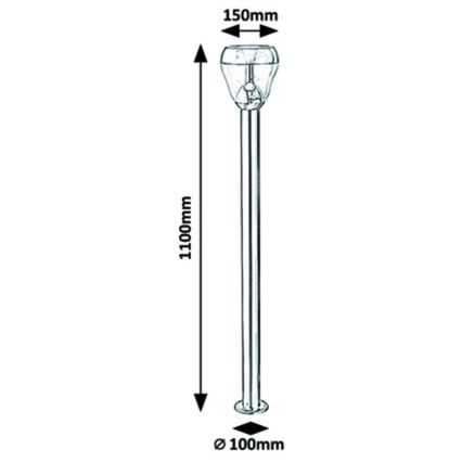 Rabalux - LED Vonkajšia lampa LED/8W/230V IP44