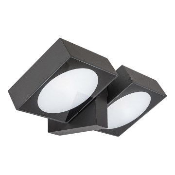 Rabalux - LED Vonkajšie nástenné flexibilné svietidlo 2xLED/7W/230V IP54 antracit