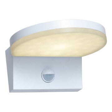 Rabalux - LED Vonkajšie nástenné svietidlo so senzorom LED/9W/230V 2700/4000/6500K IP54 biela