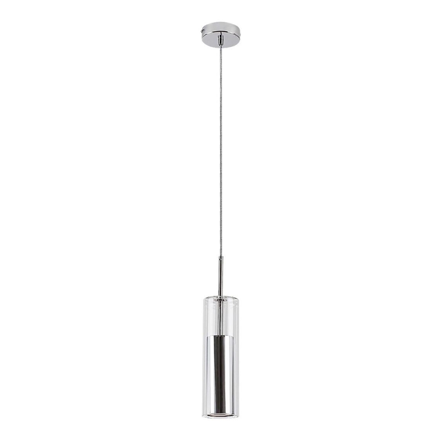 Rabalux - Luster na lanku 1xGU10/50W/230V číra/lesklý chróm