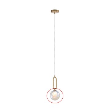 Rabalux - Náhradné sklo ku lustru ROSEHIP G9, priemer 15 cm