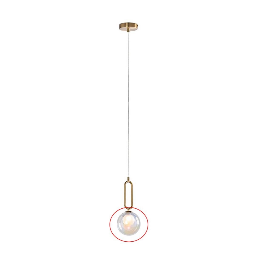 Rabalux - Náhradné sklo ku lustru ROSEHIP G9, priemer 15 cm