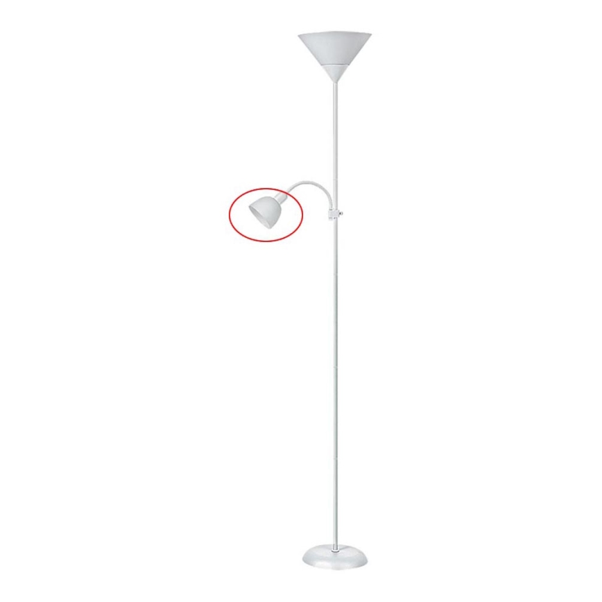 Rabalux - Náhradné tienidlo k stojacej lampe ACTION E14 malé biela