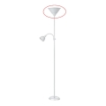 Rabalux - Náhradné tienidlo k stojacej lampe ACTION E27 veľké biela