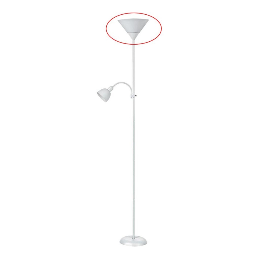 Rabalux - Náhradné tienidlo k stojacej lampe ACTION E27 veľké biela