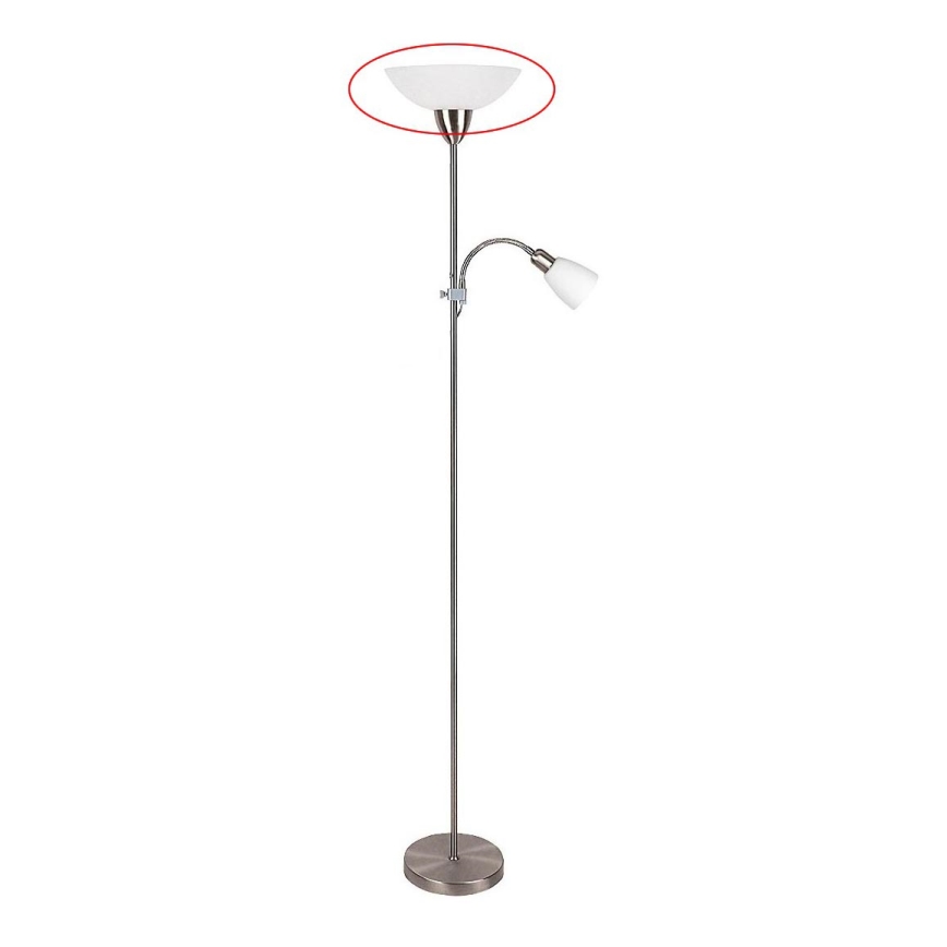 Rabalux - Náhradné tienidlo k stojacej lampe E27 veľké biela