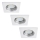 Rabalux - SADA 3x LED Kúpeľňové podhľadové svietidlo 1xGU10/3W/230V IP44