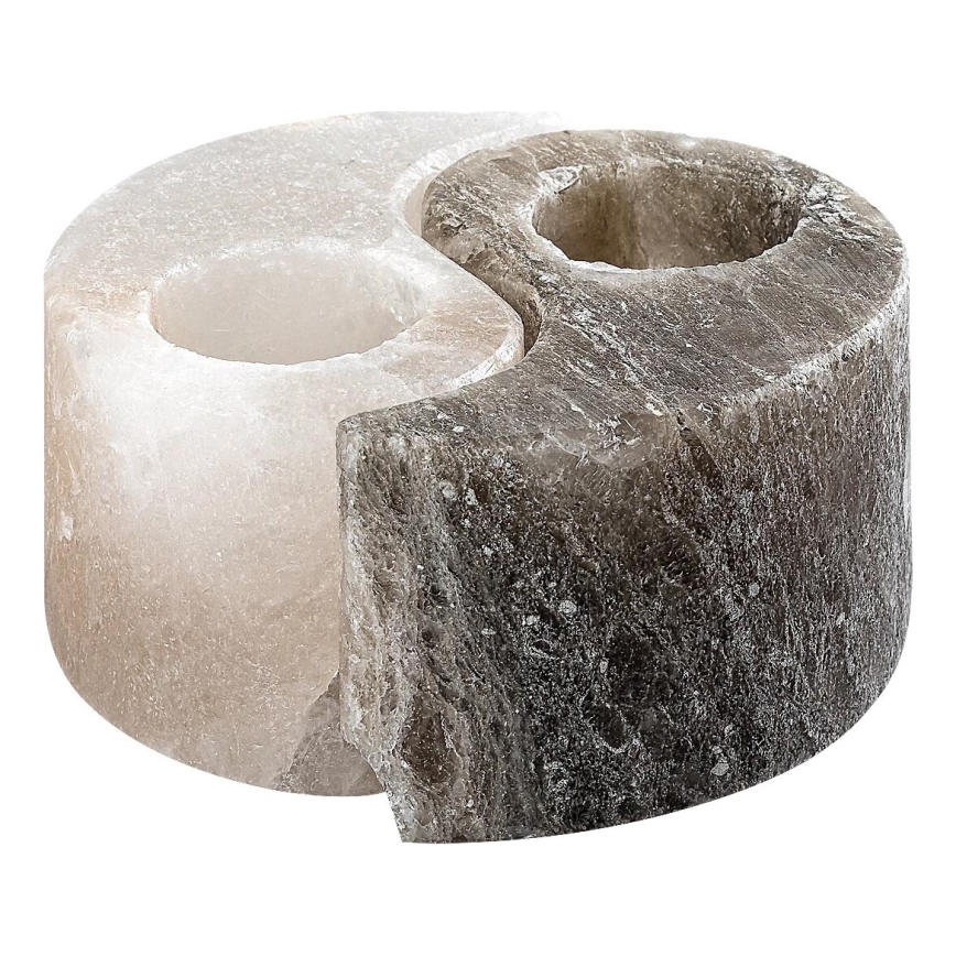 Rabalux - soľná lampa - svietnik sivá/biela