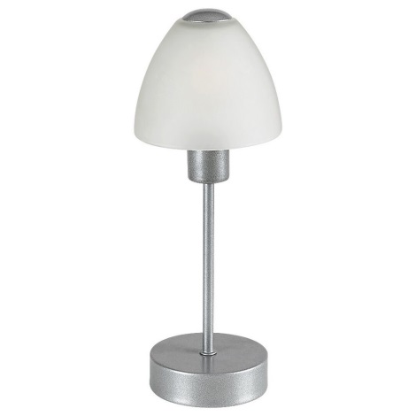 Rabalux - Stmievateľná stolná lampa 1xE14/40W/230V matný chróm