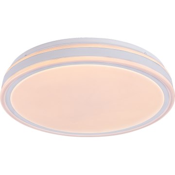 Rabalux - stmievateľné LED stropné svietidlo, 23 W/230 V, 3000–6500 K, priemer 38,5 cm, čierne, s diaľkovým ovládaním