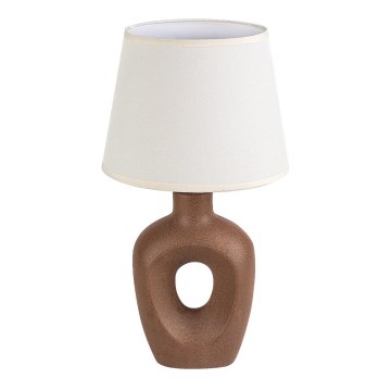 Rabalux - Stolná lampa 1xE14/25W/230V hnedá/krémová
