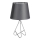 Rabalux - Stolná lampa 1xE14/40W/230V šedá/lesklý chróm