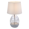 Rabalux - Stolná lampa 1xE27/40W/230V biela