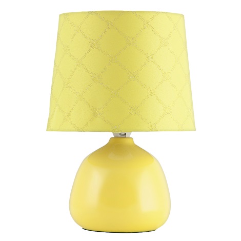 Rabalux - Stolná lampa E14/40W žltá