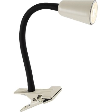 Rabalux - Stolná lampa s klipom 1xGU10/7W/230V krémová