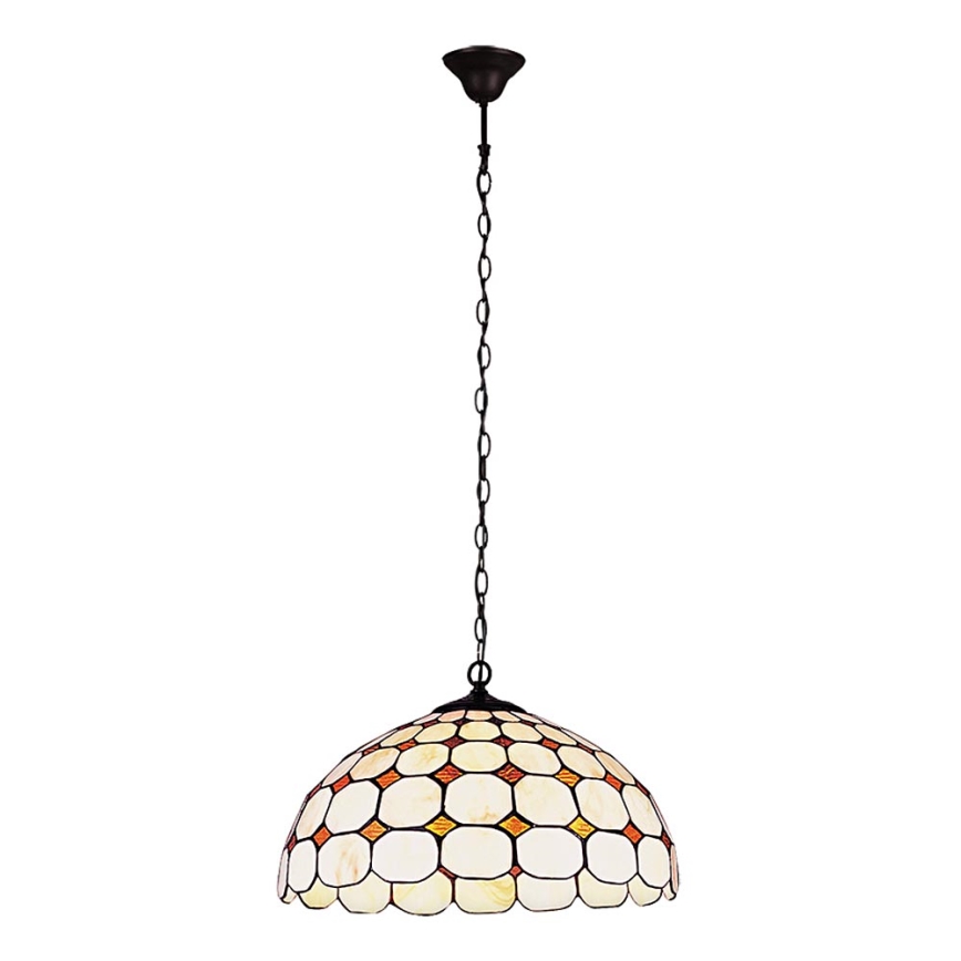 Rabalux - Tiffany vitrážový luster na reťazi 2xE27/60W/230V