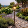 Rabalux - Vonkajšia lampa 1xE27/60W/230V IP43 zlatá/čierna/patina