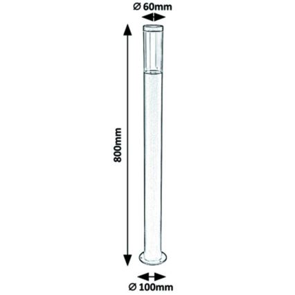 Rabalux - Vonkajšia lampa 1xGU10/7W/230V IP44