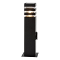 Rabalux - Vonkajšia lampa so zásuvkou 1xE27/12W/230V IP44