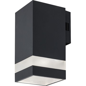 Rabalux - Vonkajšie nástenné LED svietidlo 9 W / 230 V, IP65, antracit