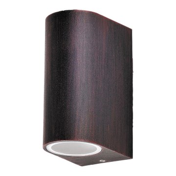Rabalux - Vonkajšie nástenné svietidlo 2xGU10/35W/230V