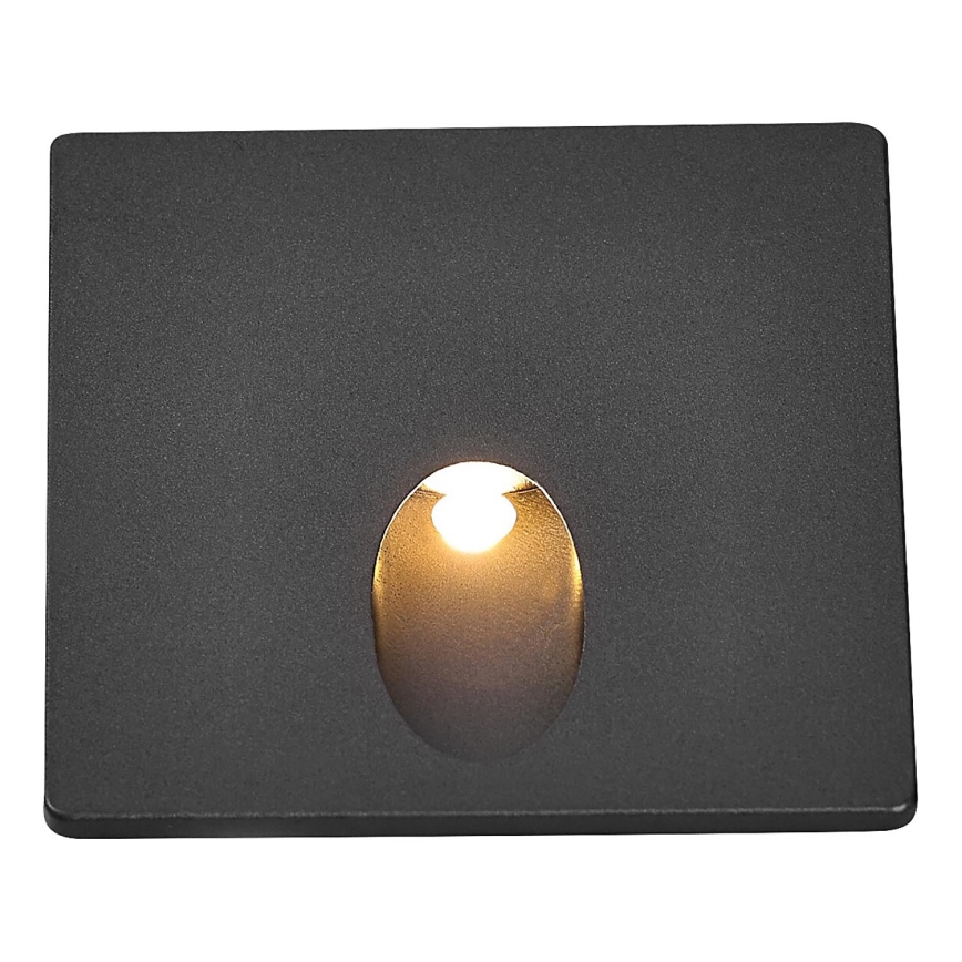 Rabalux - Vonkajšie schodiskové svietidlo LED/3W/230V IP54 3000K čierna