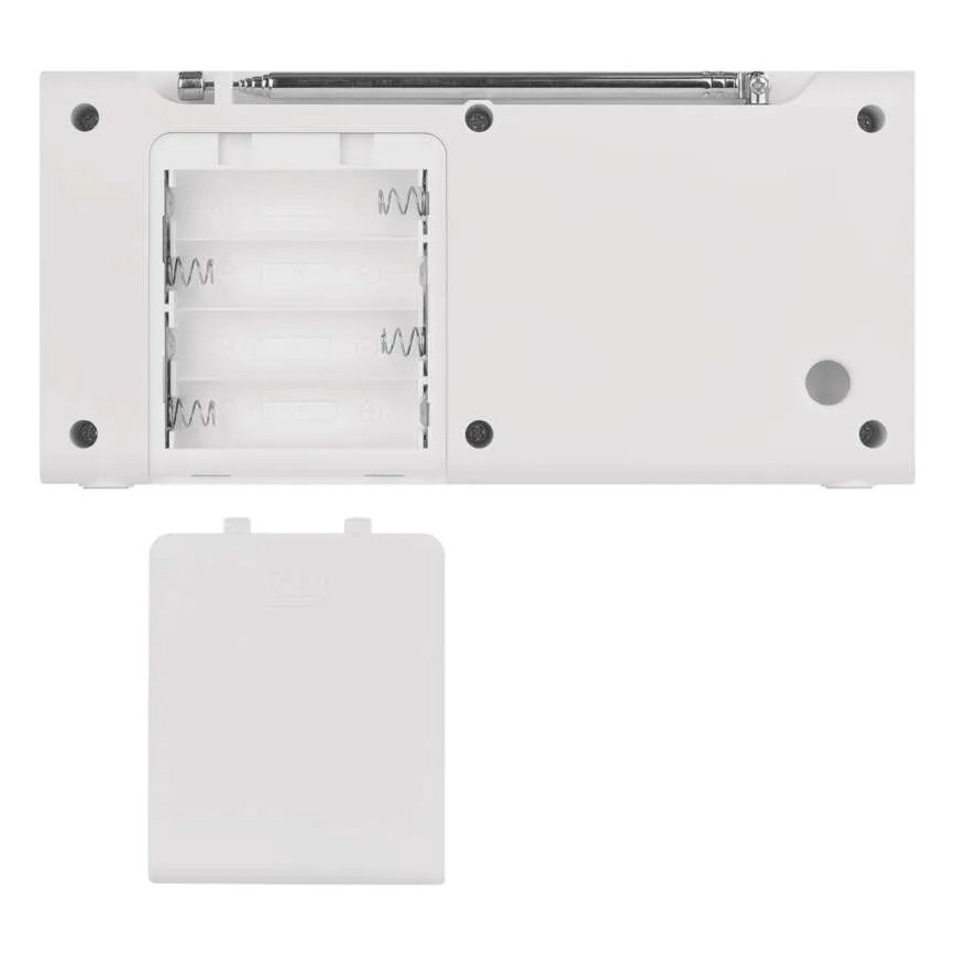 Rádio DAB DAB+ FM 3W/5V/4xAA biela