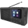 Rádio DAB DAB+ FM 3W/5V/4xAA čierna