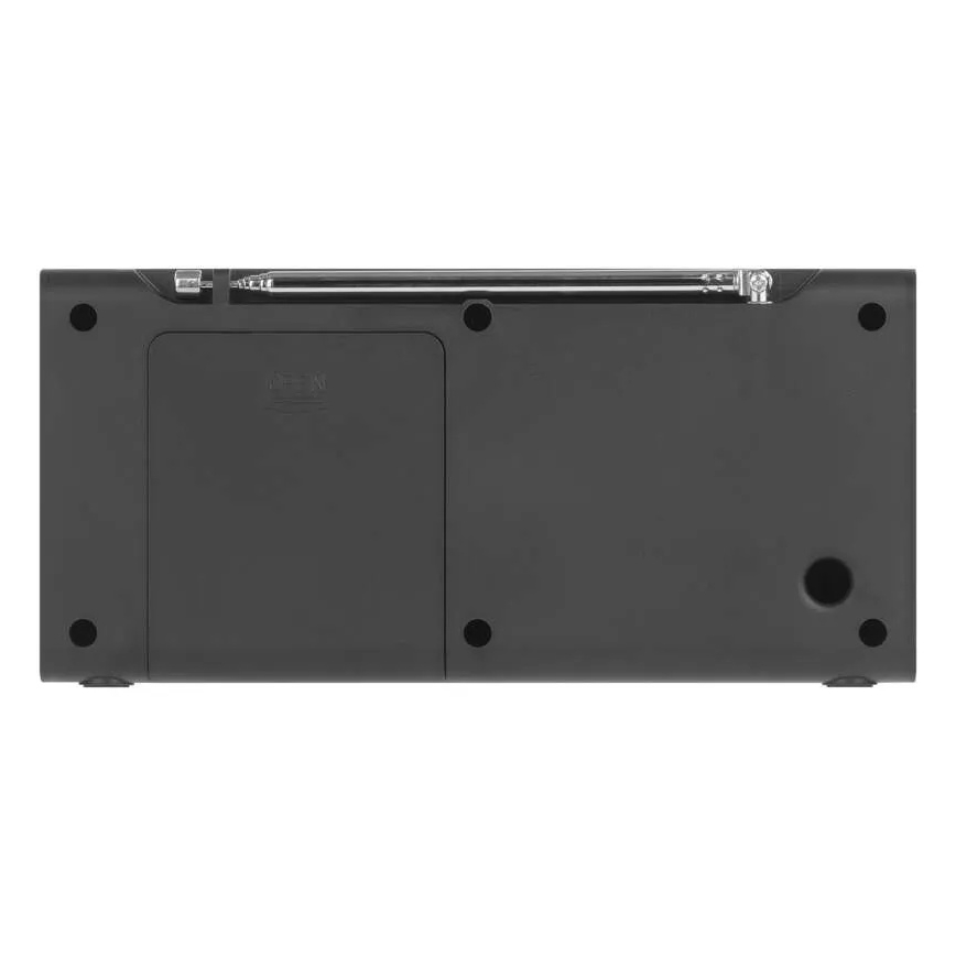 Rádio DAB DAB+ FM 3W/5V/4xAA čierna