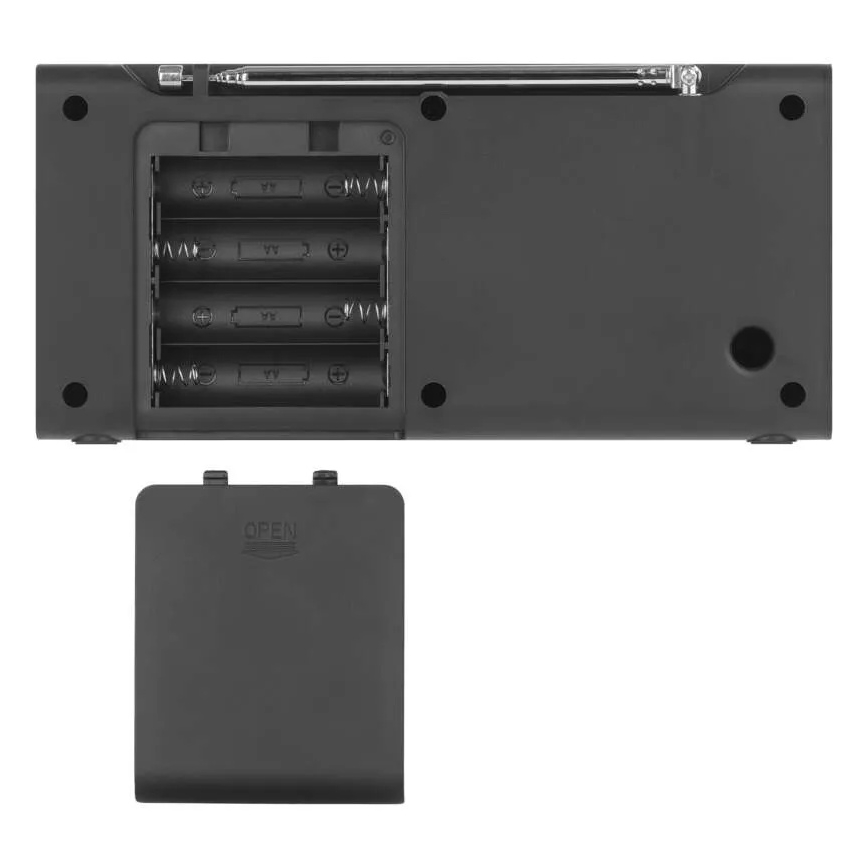 Rádio DAB DAB+ FM 3W/5V/4xAA čierna
