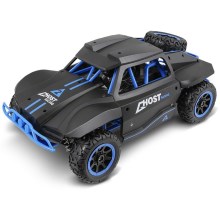 Rally auto na diaľkové ovládanie čierna/modrá