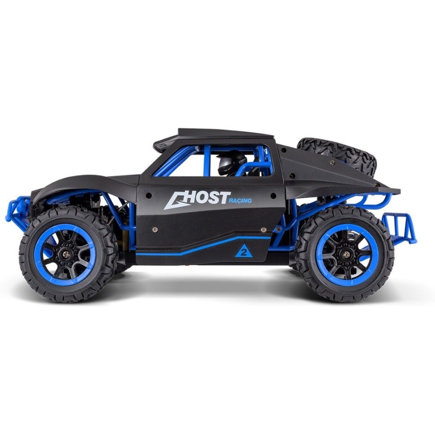 Rally auto na diaľkové ovládanie čierna/modrá