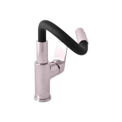 RAV Slezák CO119.0/15 - Drezová batéria s flexibilným ramenom COLORADO 25 cm čierna/lesklý chróm