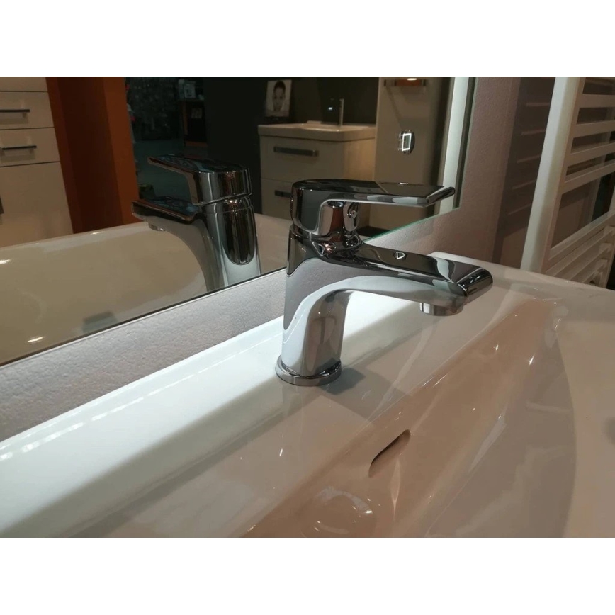 RAV Slezák CO127.0 - Umyvadlová batéria s výpusťou COLORADO 14,3 cm lesklý chróm