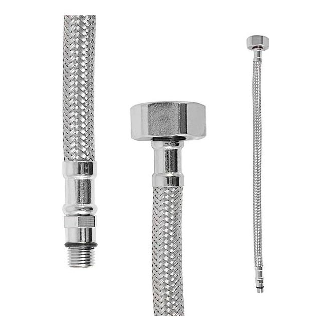 RAV Slezák IF0012 - Flexibilná pripojovacia hadica FLEXI 35 cm lesklý chróm