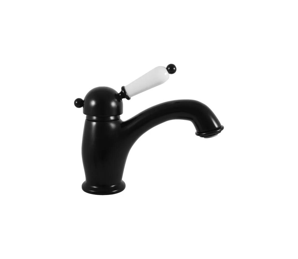 RAV Slezák L526.0CMAT - Umývadlová batéria LABE RETRO 15,3 cm matná čierna L526.0CMAT