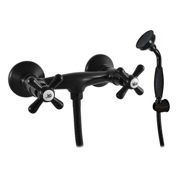 RAV Slezák MK180.5 - Sprchová súprava s batériou MORAVA matná čierna