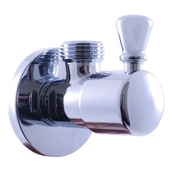 RAV Slezák RV0112 - Retro rohový ventil v lesklom chróme